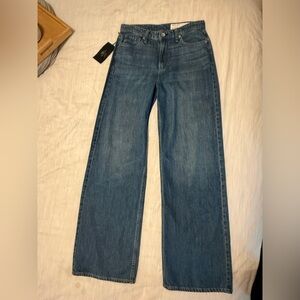 nwt rag & bone Lori mid rise wide leg jeans size 26
